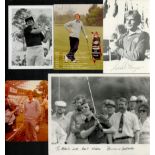 Golf signature collection. 1970/80's. Assorted size photos. Some of names included are Lee