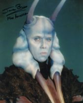 Star Wars movie actor Jerome Blake as Mas Amedda signed 8x10 inch colour photo. Good Condition.