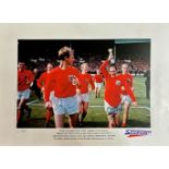 Ray Wilson signed limited edition print with signing photo For every English football fan there