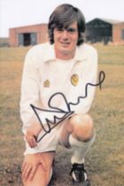 Autographed DUNCAN McKENZIE 6 x 4 Photo : Col, depicting Leeds United centre-forward DUNCAN McKENZIE