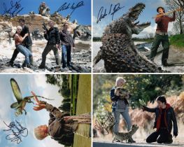 SALE! Lot of 4 Primeval hand signed 10x8 photos. This is a beautiful lot of 4 hand signed photos,