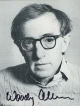 Woody Allen signed 6x5 inch approx black and white photo. Good Condition. All autographs come with a