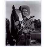 Rex Allen signed 10x8inch black and white photo. Good Condition. All autographs come with a