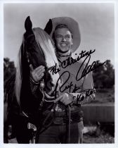 Rex Allen signed 10x8inch black and white photo. Good Condition. All autographs come with a