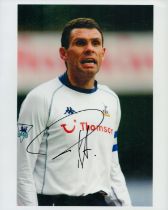 Gus Poyet signed 10x8 inch colour photo. Good Condition. All autographs come with a Certificate of