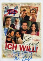 Evet, Ich Will! Multi signed 8.5x6 inch photo. Signed by cast members including Heinrich