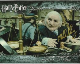 Harry Potter and the Deathly Hallows 8x10 inch colour photo signed by actor Michael Henbury as