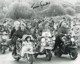 Quadrophenia 8x10 B/W movie scene photo signed by actress Tammi Jacobs. Good Condition. All