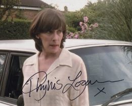 Lovejoy TV drama series 8x10 colour photo signed by actress Phyllis Logan. Good Condition. All