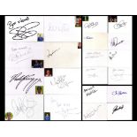 FOOTBALLER Collection of 20 x Football Player signed Autograph signatures include Joe Parkinson,