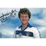 Autographed ANDY RITCHIE 6 x 4 Photo : Col, depicting Morton centre-forward ANDY RITCHIE posing
