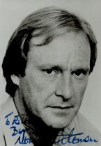 Denis Waterman signed Black and White Photo 5x3.5 Inch. Was an English actor and singer. Good