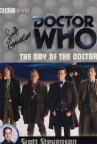 Doctor Who 'The Day of the Doctor' 8x12 colour photo signed by actor Scott Stevenson. Good