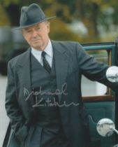 Foyle's War 8x10 colour TV detective drama series photo signed by Michael Kitchen. Good Condition.