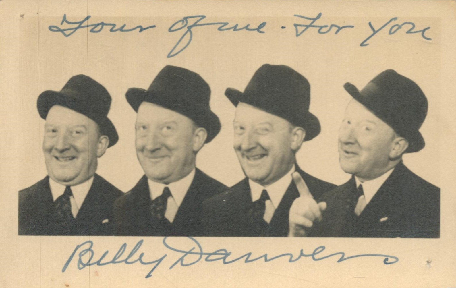 Billy Dawes signed 6x3inch black and white photo. Good Condition. All autographs come with a
