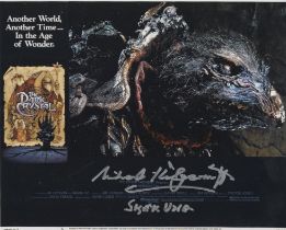 The Dark Crystal fantasy sci-fi movie colour 8x10 photo signed by actor Michael Kilgarriff as