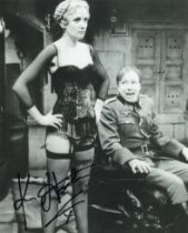 Allo Allo classic British sitcom set in WW2 occupied France, 8x10 inch B/W photo signed by actress