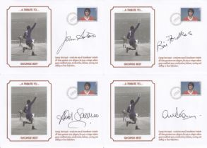 Autographed MAN UNITED 1968 Commemorative Covers : Lot of superb modern covers commemorating Man