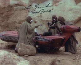 Star Wars Episode IV A New Hope 8x10 colour photo signed by Tusken Raider actor Alan Fernandes. Good