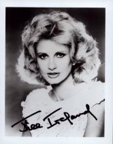 Jill Ireland signed 5x4inch black and white photo. Good Condition. All autographs come with a
