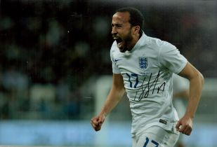 Andros Townsend signed 12x8 inch colour photo pictured in action for England. Good Condition. All