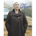 Judi Dench signed 10x8 inch James Bond Spectre colour photo. Good Condition. All autographs come