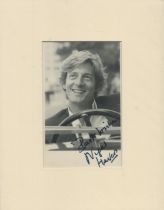 Nigel Havers signed 10x8 inch overall mounted black and white photo. Good Condition. All