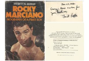 Jack Fiske Signed and dated Jan 27, 1980. Everett M Skehan 1st Edition Hardback Book Titled 'Rocky