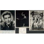 Entertainment collection black and white vintage photos, Trio Tobas signed 10x8 inch black and white