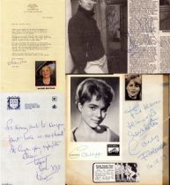 Collection, Cornelia Froboess signature piece, Patrick Duffy signed newspaper article, Jean Boht