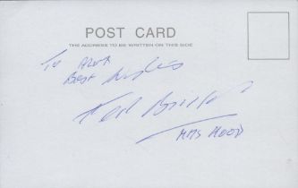 Ted Briggs HMS Hood Signed Post Card 5. 5x3. 5 INCHES. Good Condition. All autographs come with a