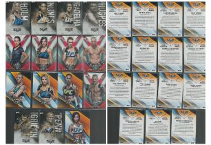 Trading cards UFC 15 cards unsigned Matt Hughes, Claudia Gadelha, Amanda Nunes, Holly Holm,