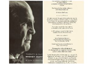 Mickey Duff 1st Edition Hardback Book Titled 'Twenty and Out a Life in Boxing'. Published in 1999 by