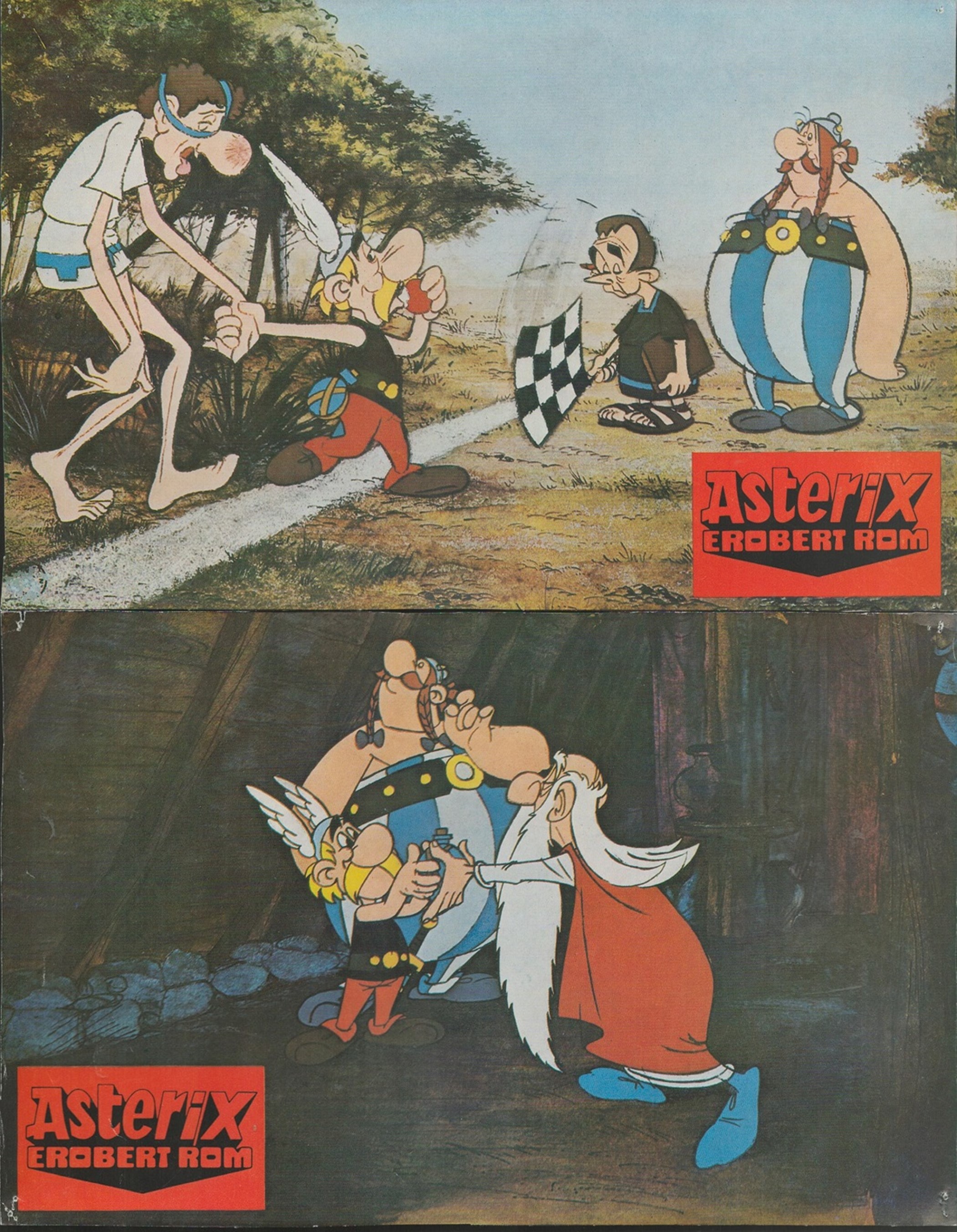 2 x Asterix Erobert Rom 1976 colour pictures. 10.75x7 Inch. Good Condition. All autographs come with