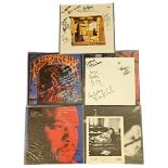 Vinyl collection of 5 signed albums including Thin White Rope, Mind Funk, Andrea Black, Larry McCray