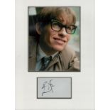 Eddie Redmayne The Theory of Everything autographed mounted display. A photo included. 16 x 12