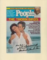 Richard Chamberlain signed 14x11 inch mounted People Weekly magazine cover page dated March 1983.