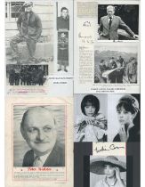 Collection signatures, Peter Allen, George Lascelles, Leslie Caron, Peter Webster. Good Condition.