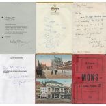 Collection postal history, Vintage French postcards housed in small album, Michael Williams TLS,
