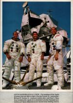 NASA signed Alan Bean Colour Photo 10x8 Inch. Was an American naval officer and aviator,