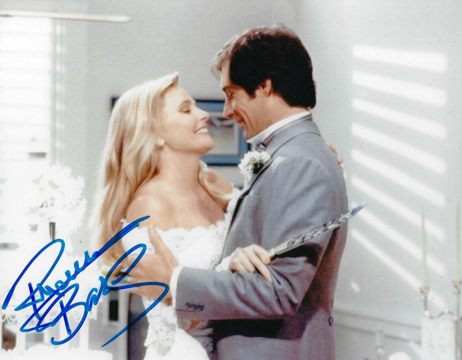 Priscilla Barnes signed 10x8 inch James Bond License to Kill colour photo. Good Condition. All