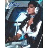 Caroline Munro signed 10x8 inch James Bond The Spy who loved me colour photo. Good Condition. All