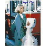 Maryam D'Abo signed 10x8 inch James Bond Living Daylights colour photo. Good Condition. All