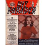 Hit Parader April 1946 movie songs from 33 Top movies and Broadway musicals booklet. Good Condition.