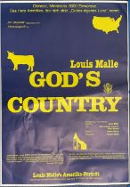 Louis Malle Colour Poster - God's Country Colour Poster - God's Country - German language version (