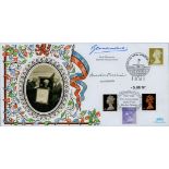 Lord Glenamara Edward Watson Short and Arnold Machin signed Benham FDC 30th Anniversary Machin Stamp