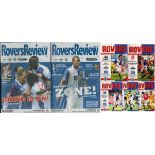 Football Collection of Rovers Review 2 x Programmes vs Everton 14.8.2010. VS Liverpool 5.1.2011