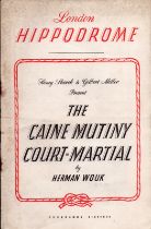 London Hippodrome 'The Caine Mutiny Court-Martial' Theatre Programme June 1956. Good Condition.