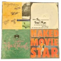 Vinyl collection of 4 signed albums including Poi Dog Pondering, The Third Man, The Heart Throbs and