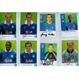 Football Collection of Manchester City Football Players Signed Photos Collection of 9 approx size